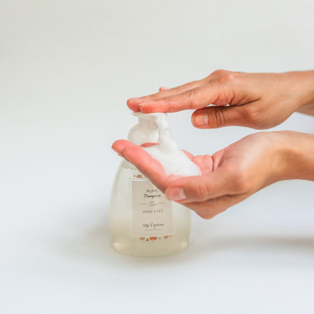 Pure Pumpkin Foaming Hand Soap - Scent Changes Monthly - CapandQueen