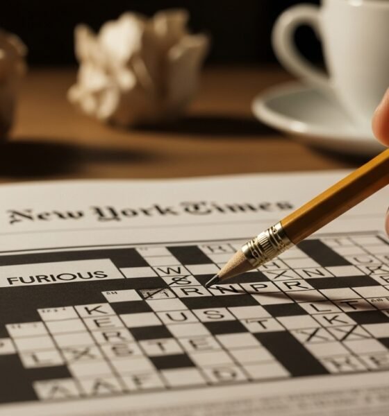 Be furious nyt crossword: Crossword Puzzle Challenge