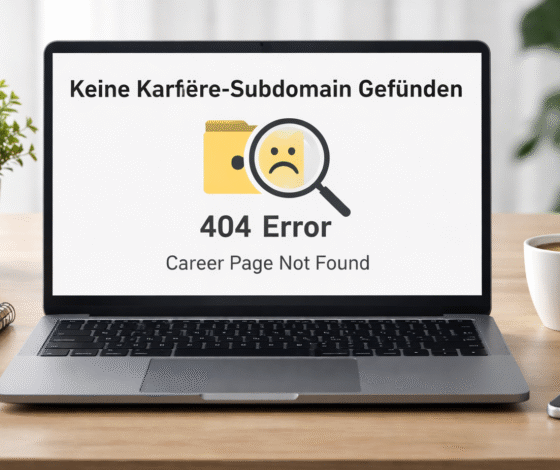 Keine Karriere-Subdomain Gefunden: Issue on Your Career Page