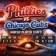 Phillies vs chicago cubs match player stats: Comparing Player Contributions